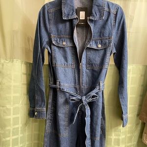 Fashion Nova Denim Jumpsuit